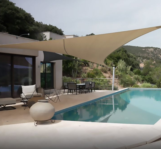 voile d'ombrage sur mesure france