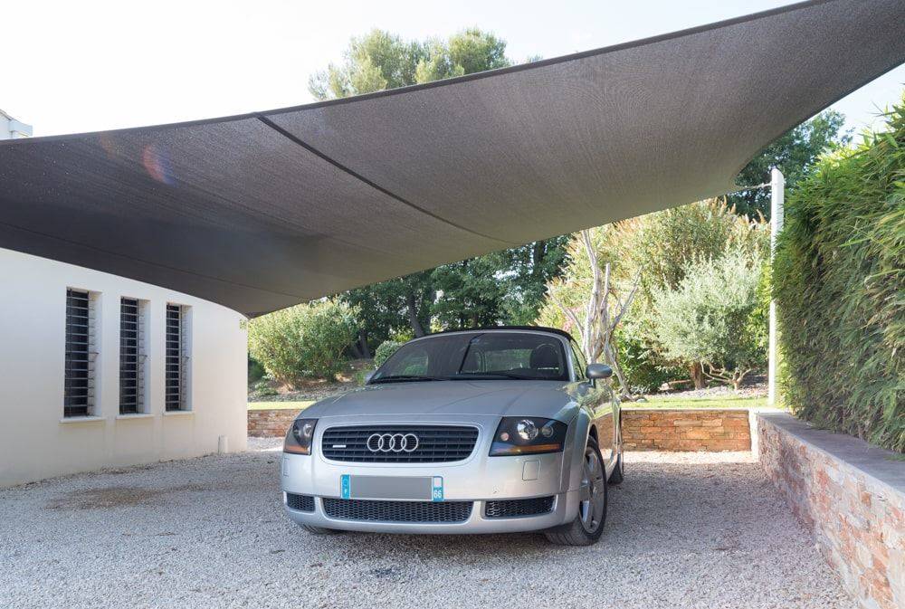 voile abri voiture