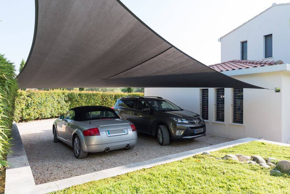voile abri voiture