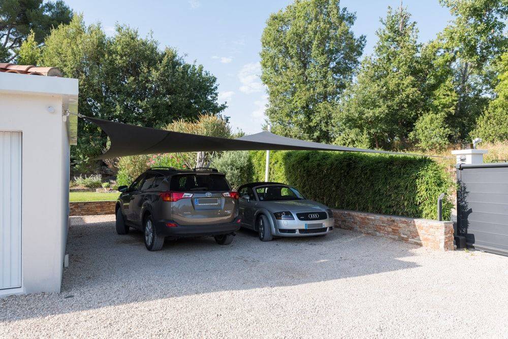 voile abri voiture