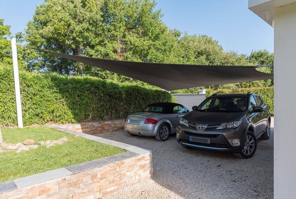 voile abri voiture