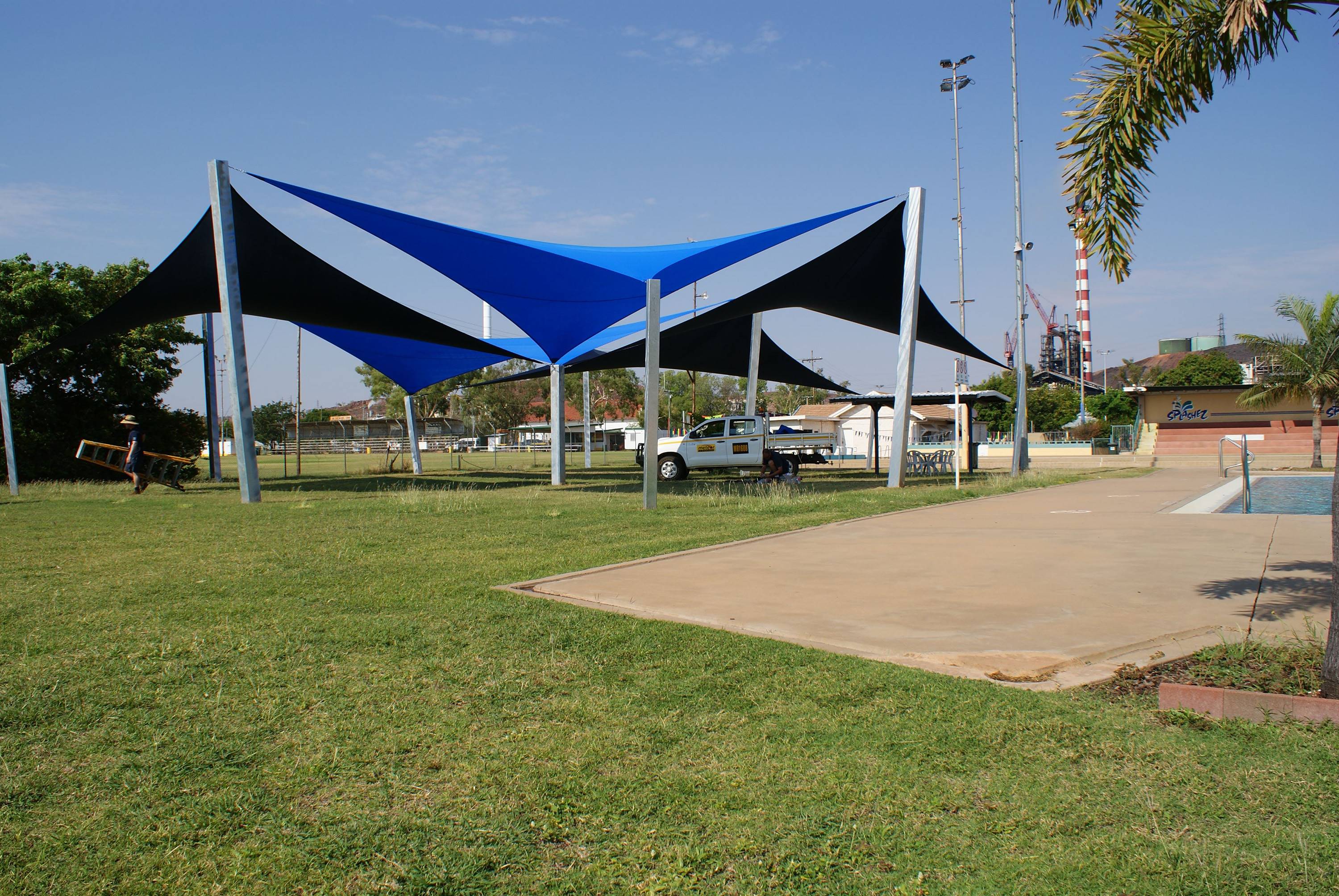 toile d'ombrage en France