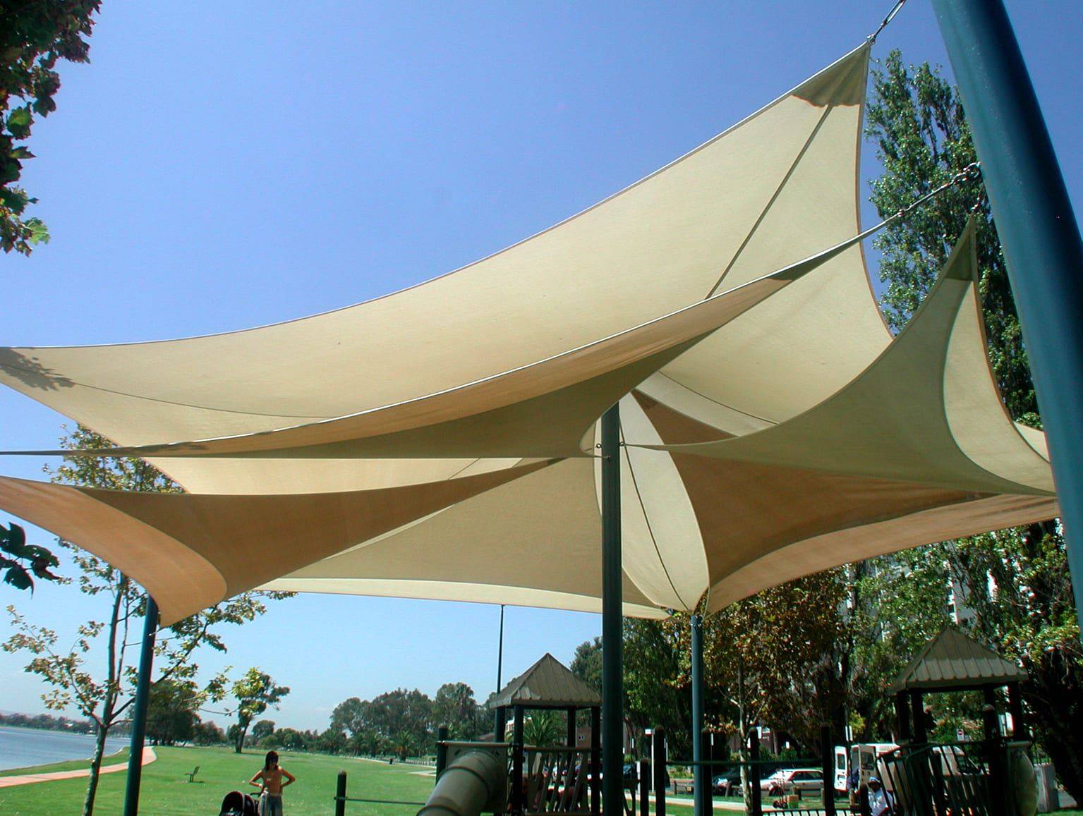 voile d'ombrage pour jardin