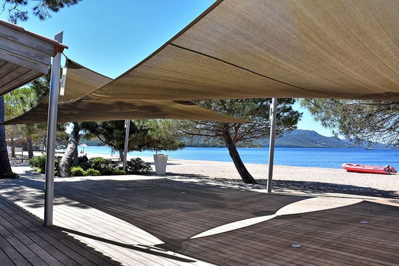 toile d'ombrage pour camping