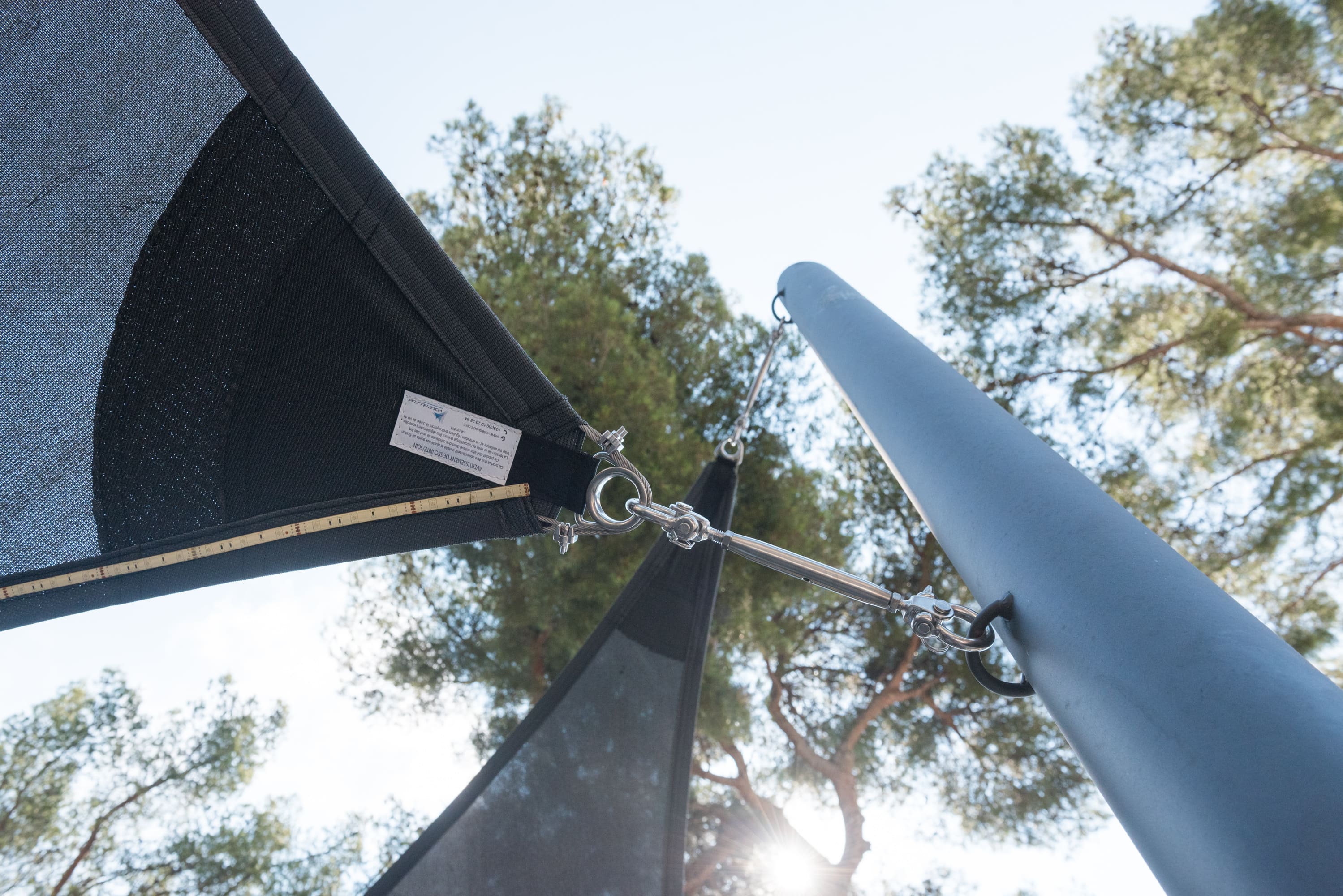 voile d'ombrage extérieur