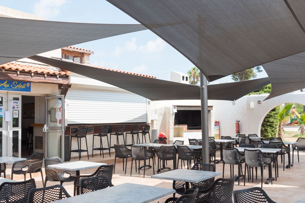 toile d'ombrage extérieur