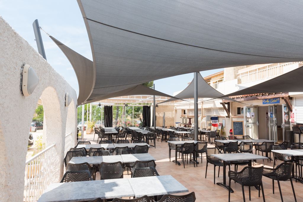 toile d'ombrage extérieur