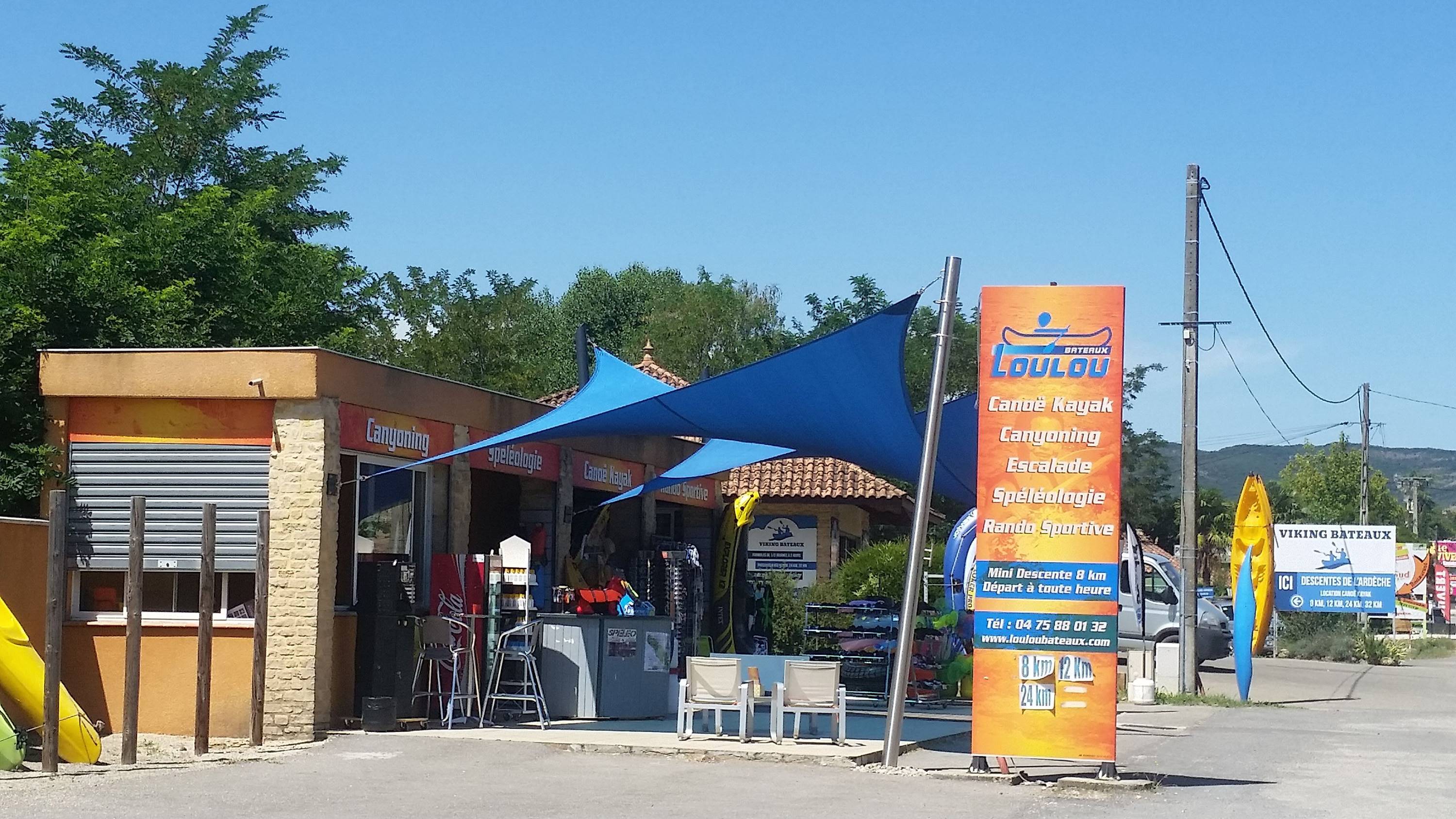 toile d'ombrage extérieur