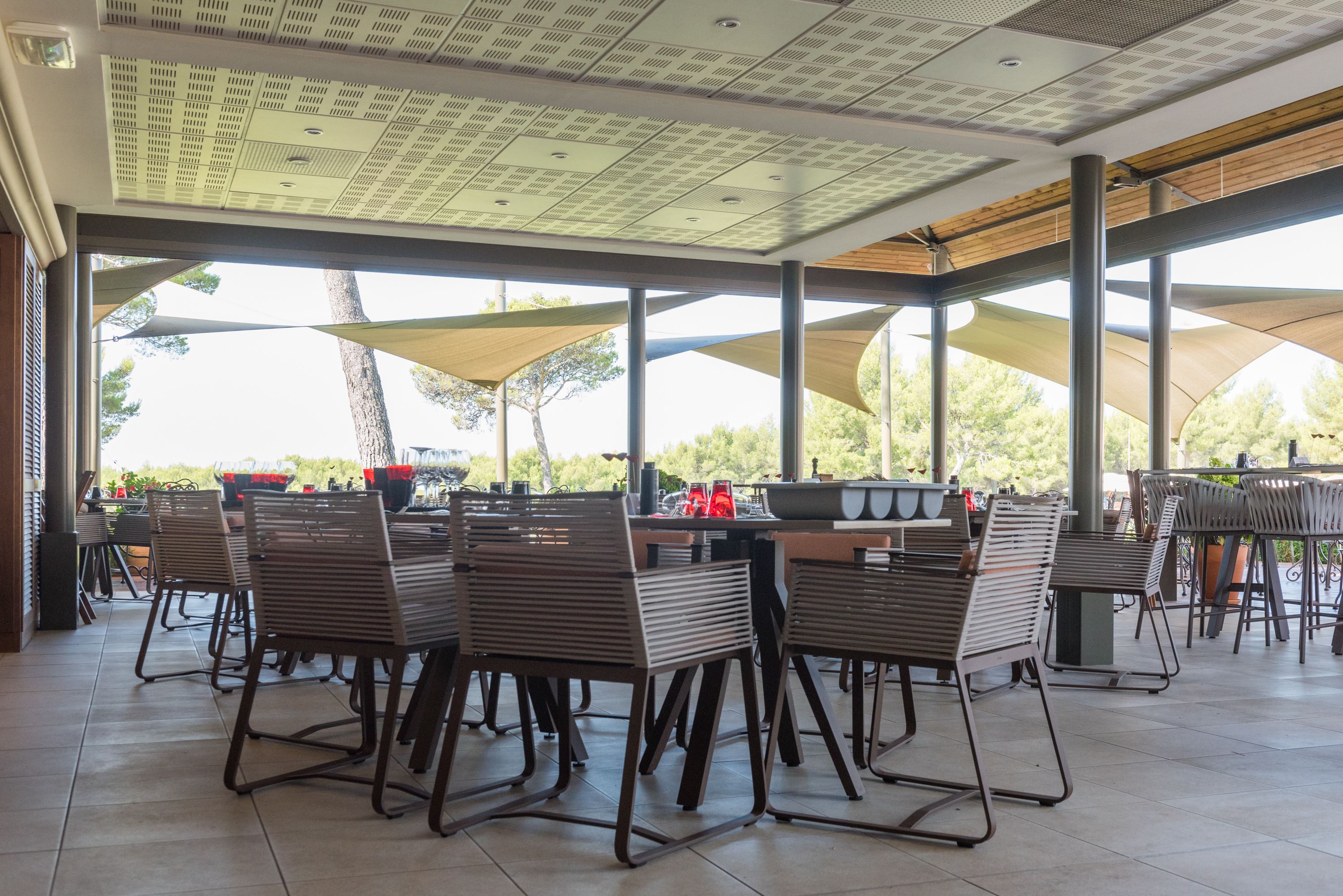 voile d'ombrage pour hotel