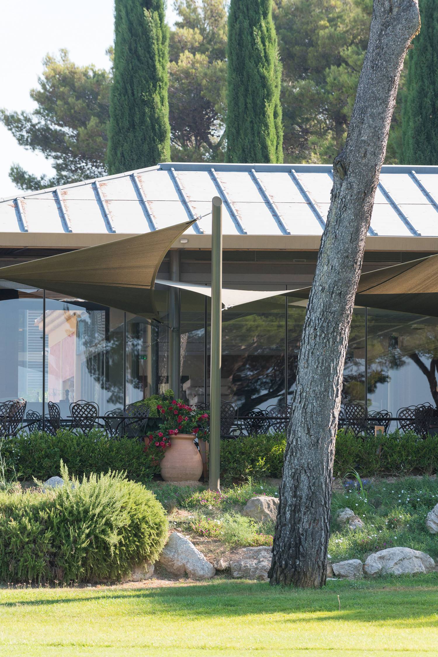 voile d'ombrage pour hotel