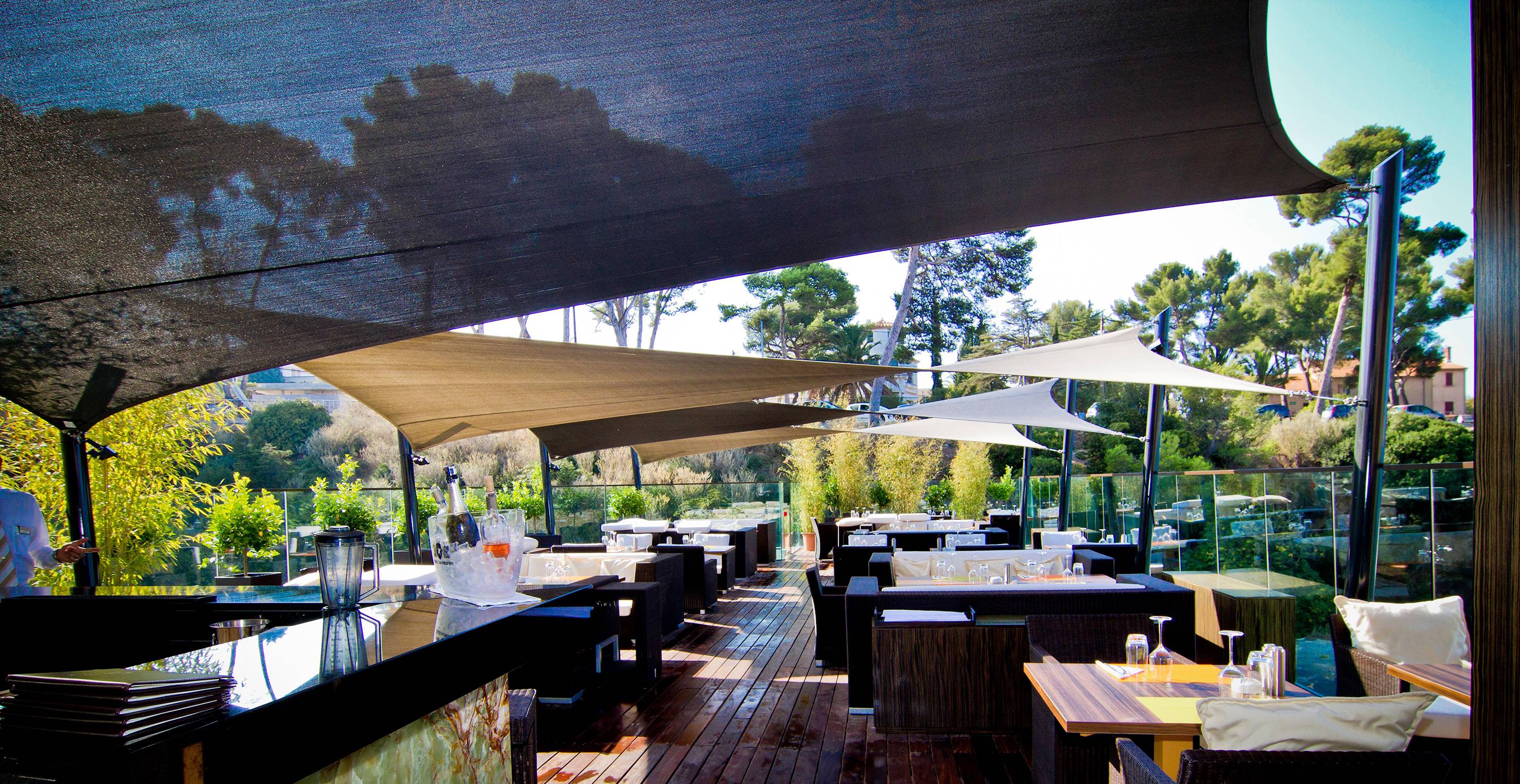 toile d'ombrage sur mesure