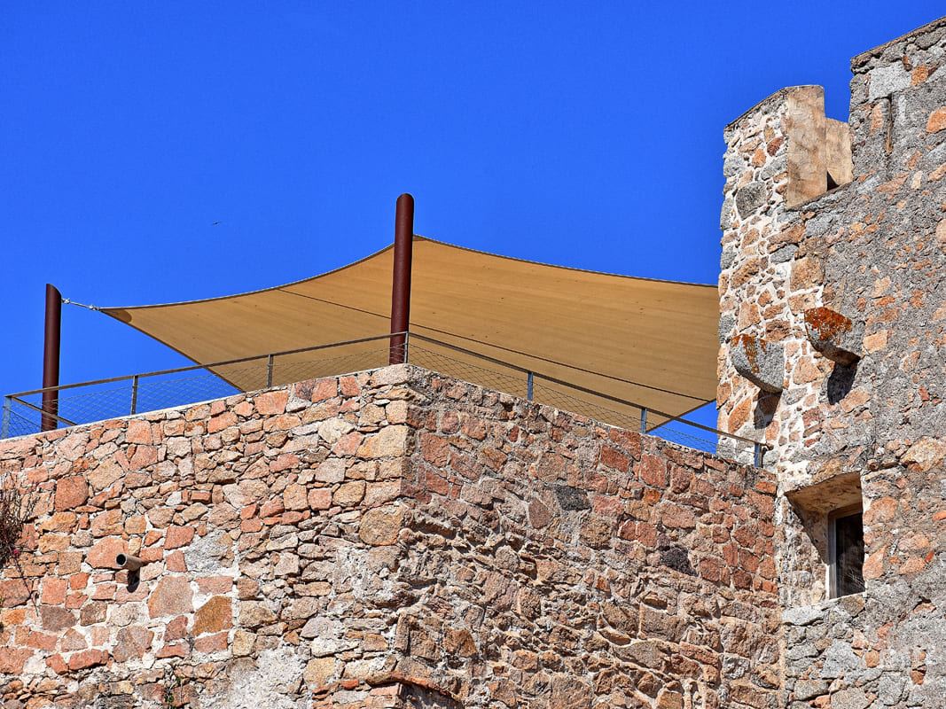 toile d'ombrage extérieur