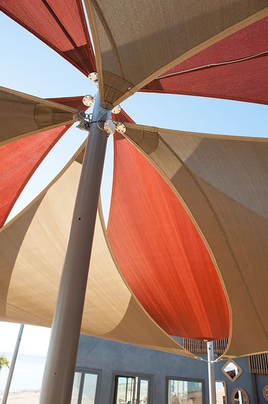 toile d'ombrage sur mesure