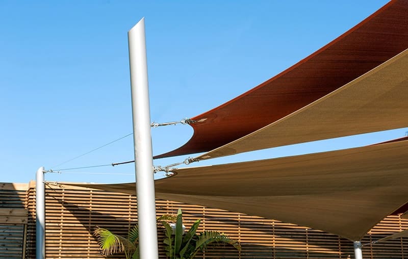 toile d'ombrage sur mesure