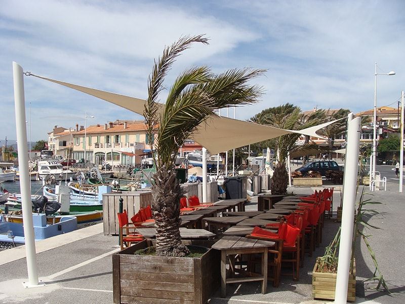 voile pour restaurant