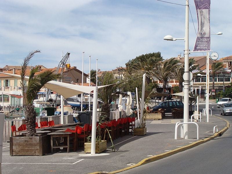 voile pour restaurant