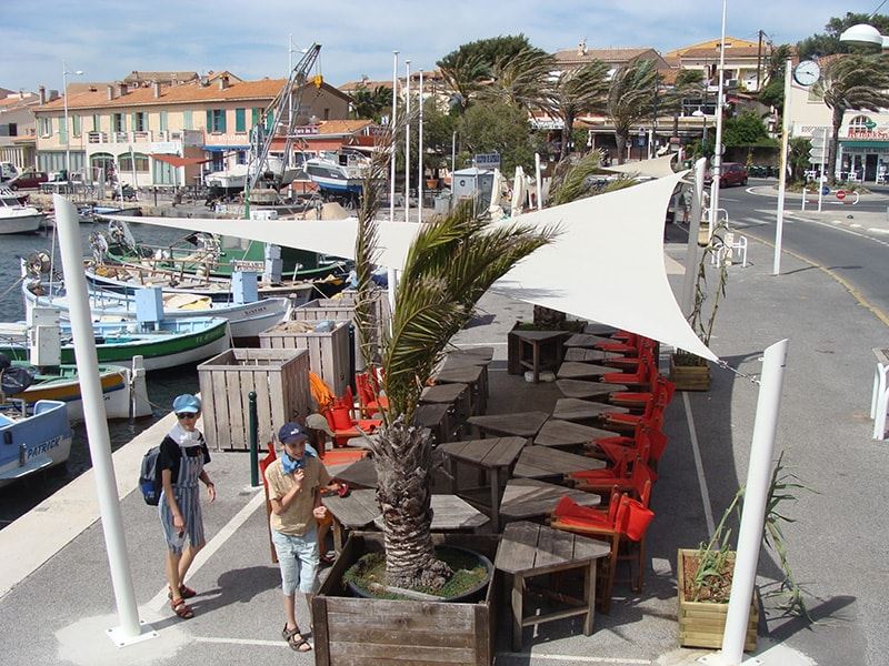 voile pour restaurant