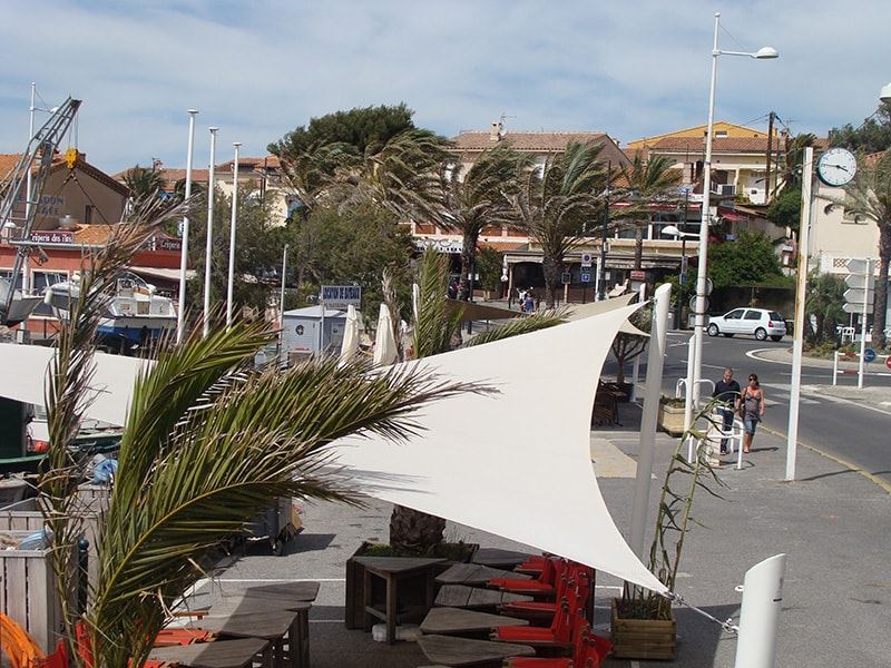 voile pour restaurant