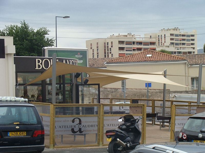 voile d'ombrage terrasse