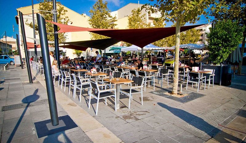 toile d'ombrage pour terrasse