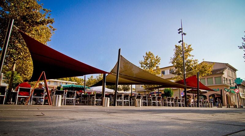 toile d'ombrage pour terrasse