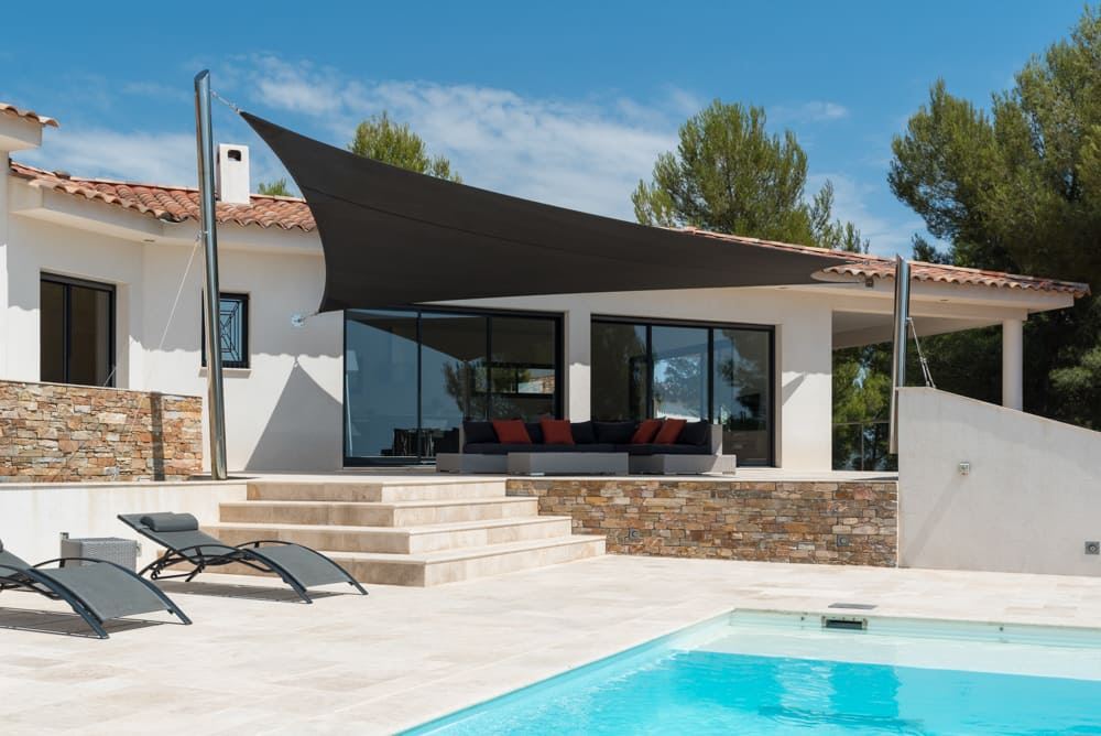 voile d'ombrage pour jardin