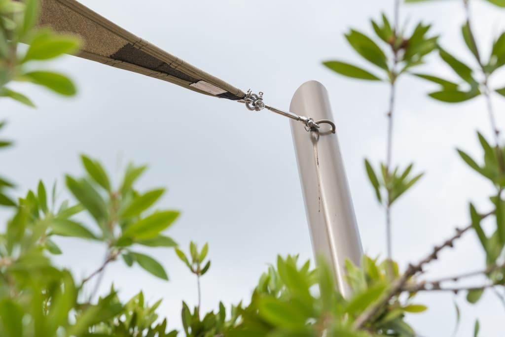 voile d'ombrage pour jardin