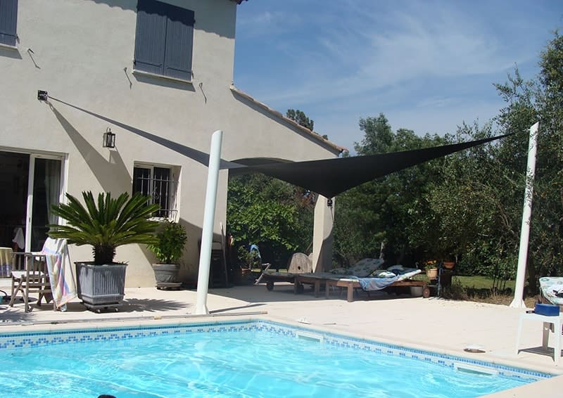 toile d'ombrage pour jardin