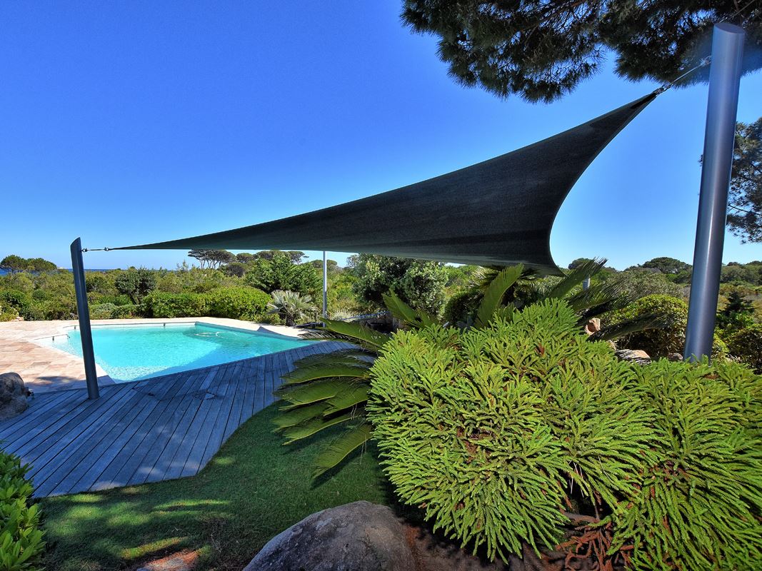 toile d'ombrage extérieur