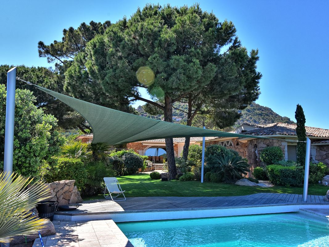 toile d'ombrage extérieur