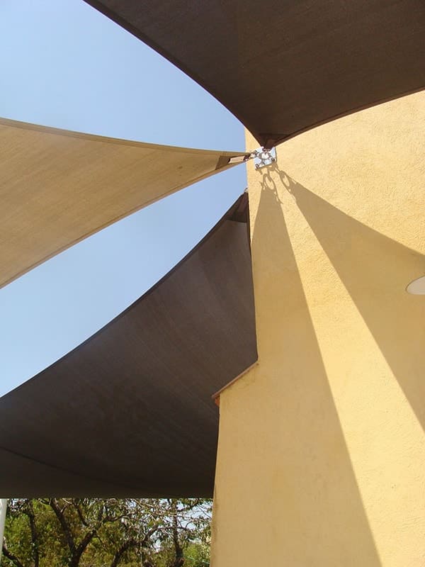 toile d'ombrage sur mesure