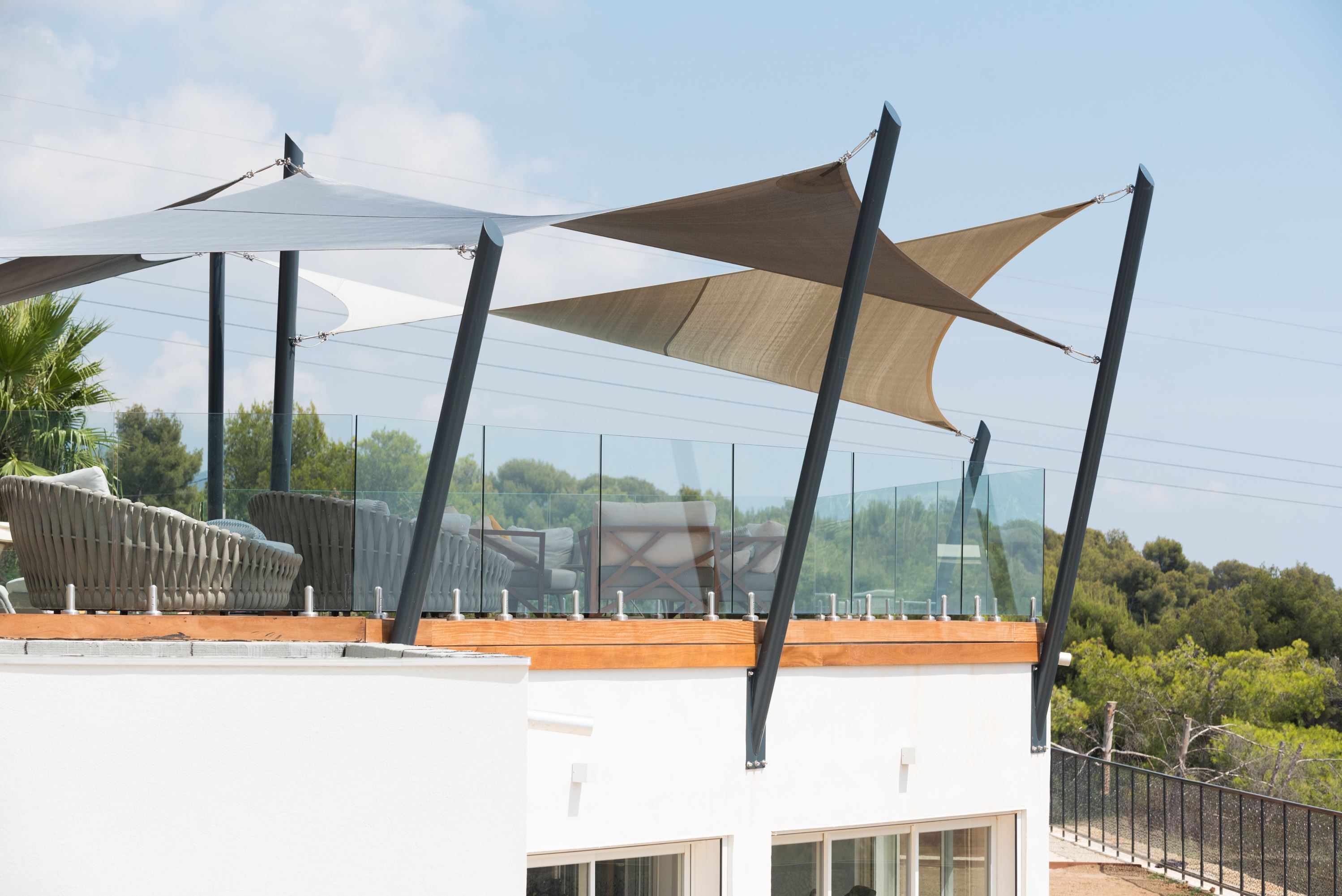 voile d'ombrage pour jardin