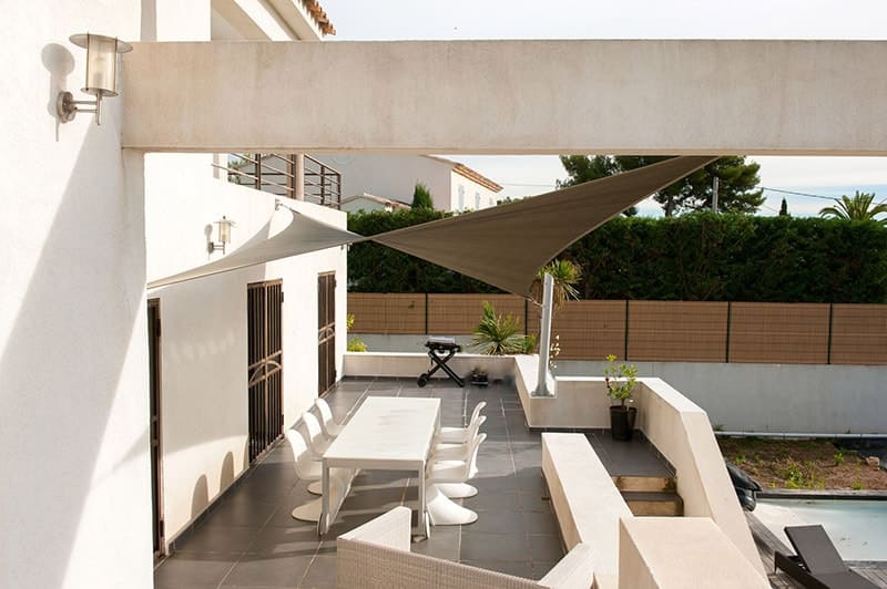 voile d'ombrage pour jardin