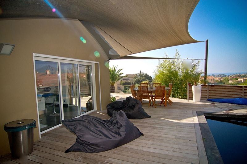 voile d'ombrage pour terrasse