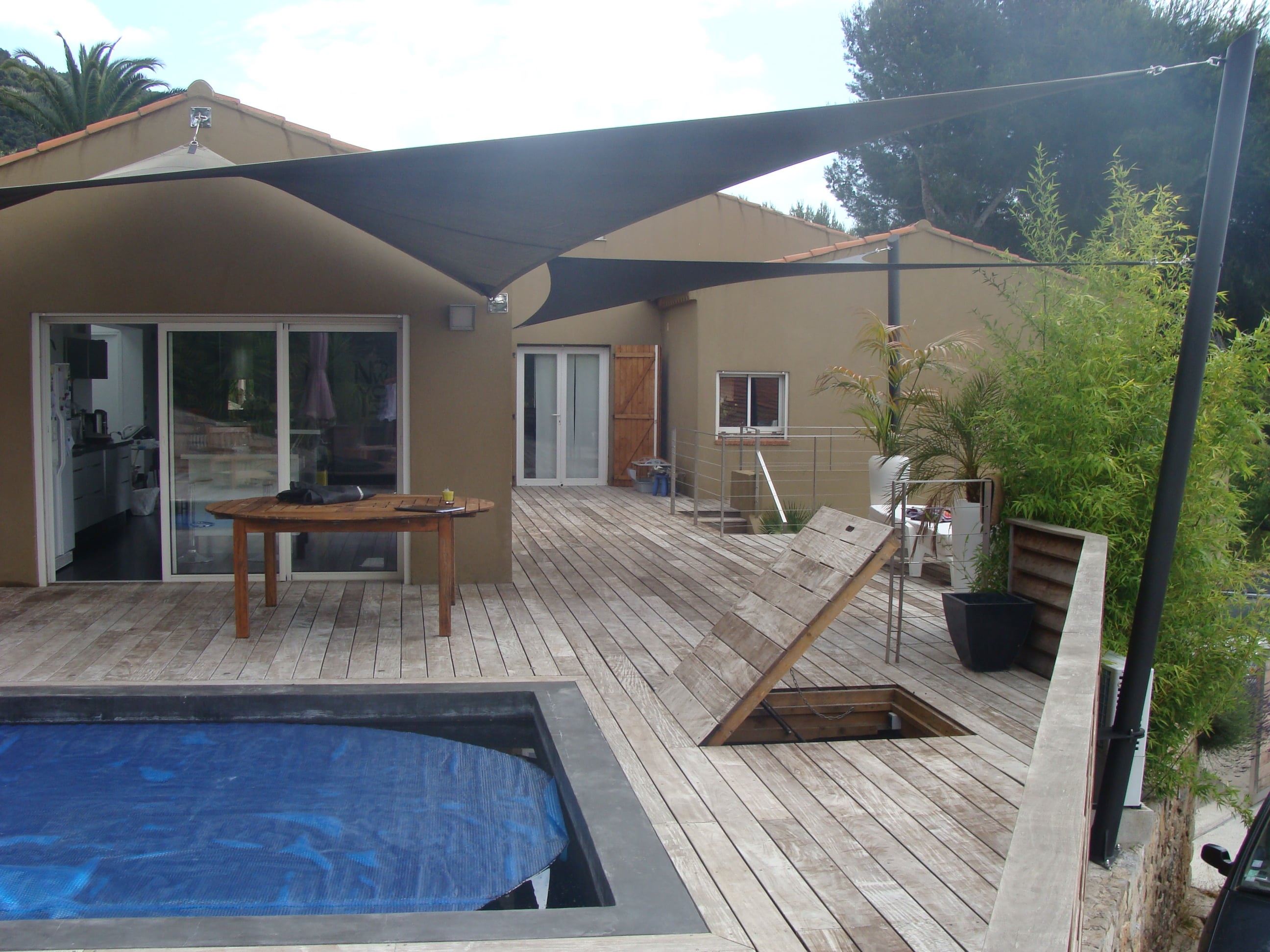 voile d'ombrage pour terrasse