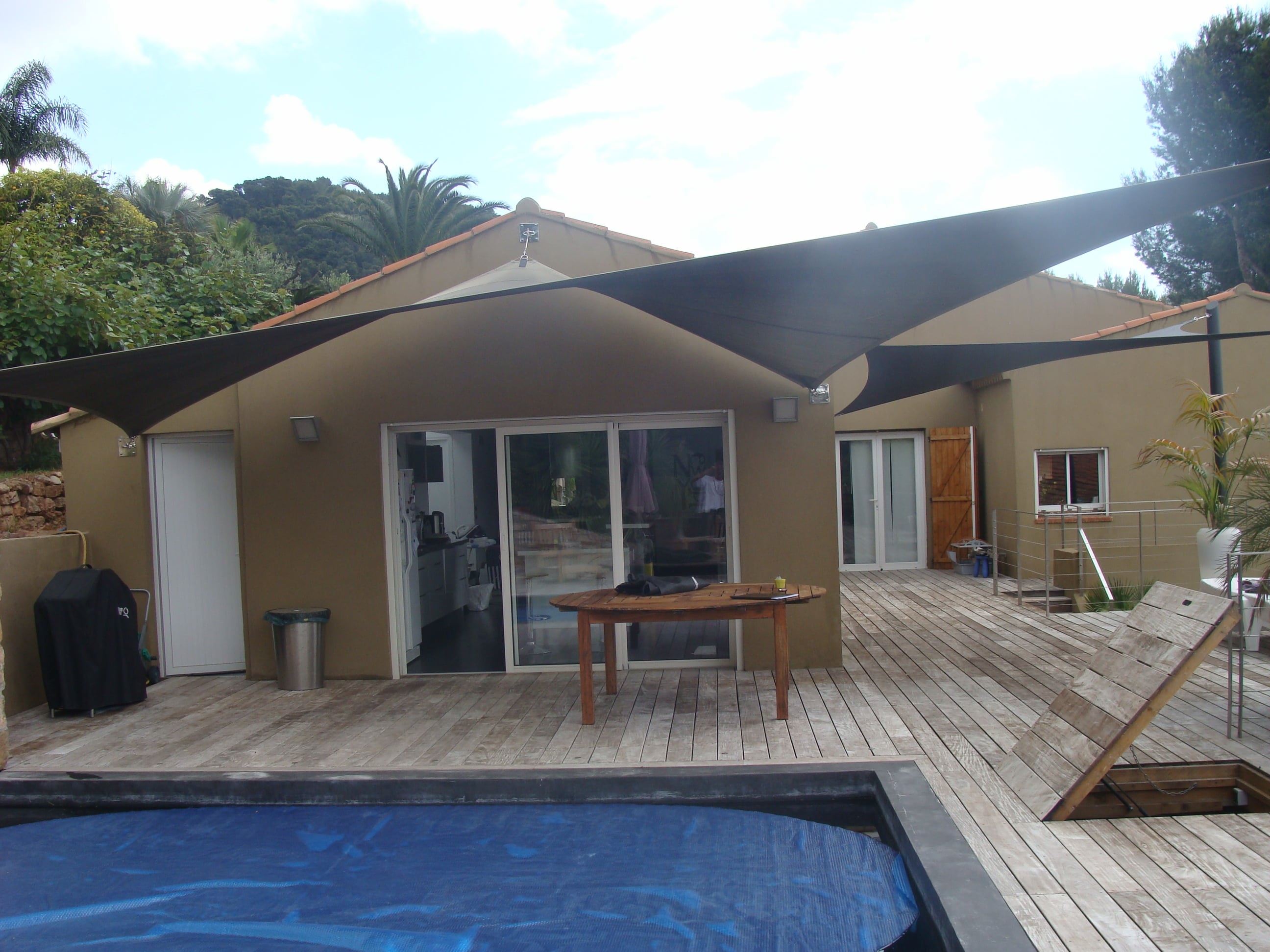 voile d'ombrage pour terrasse