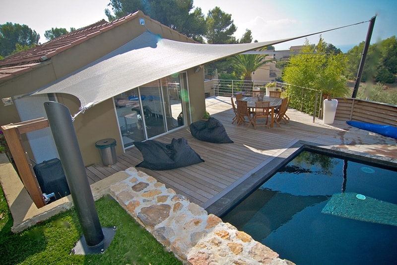 voile d'ombrage pour terrasse
