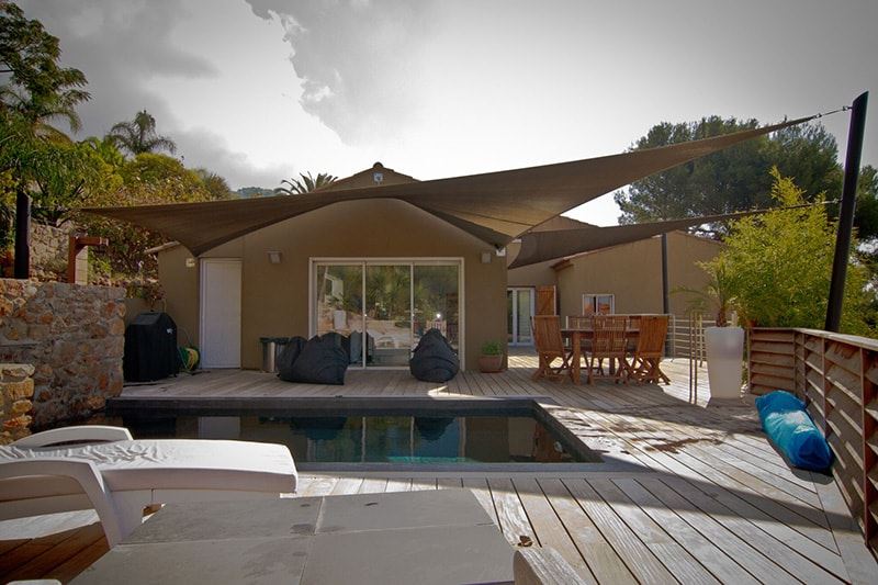 voile d'ombrage pour terrasse