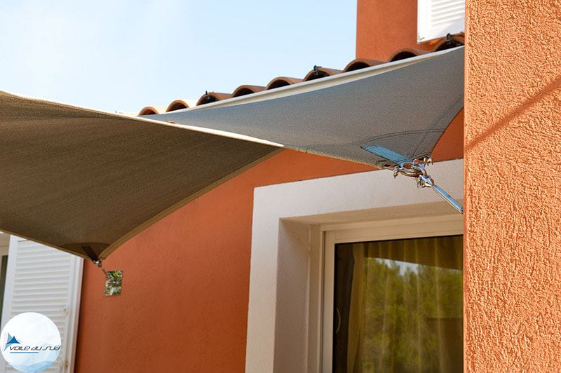 voile d'ombrage pour villa