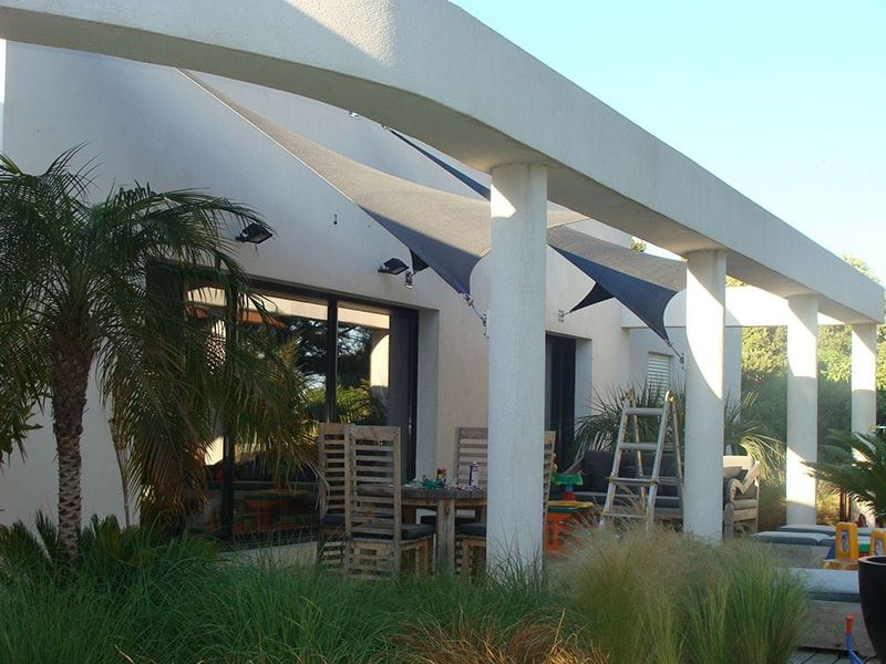 voile d'ombrage sur mesure