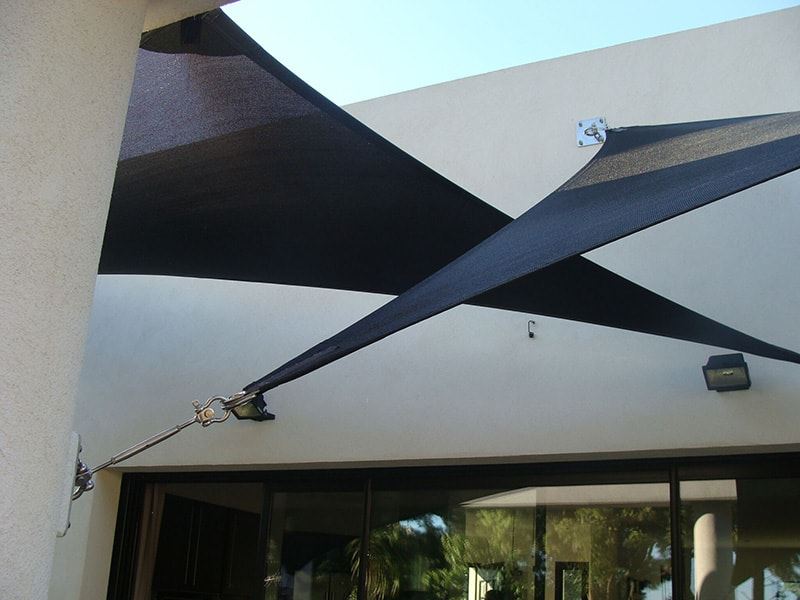 voile d'ombrage sur mesure