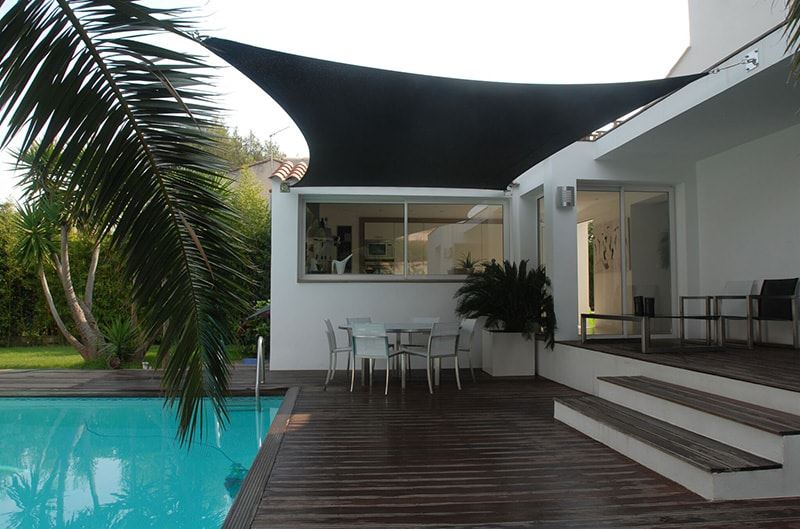 voile d'ombrage extérieur