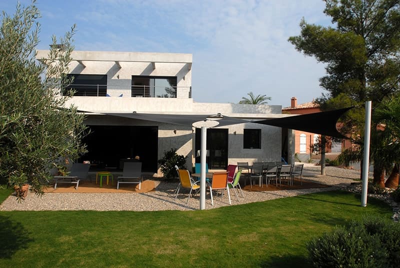 voile d'ombrage pour jardin