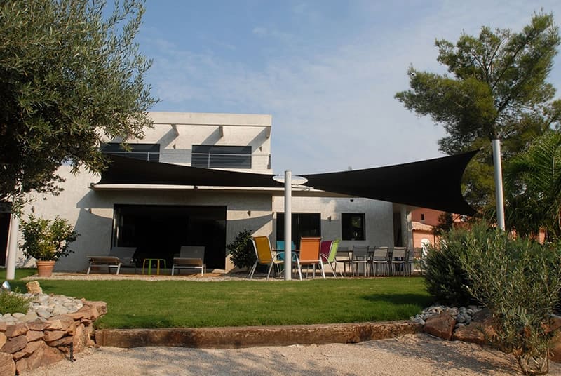 voile d'ombrage pour jardin