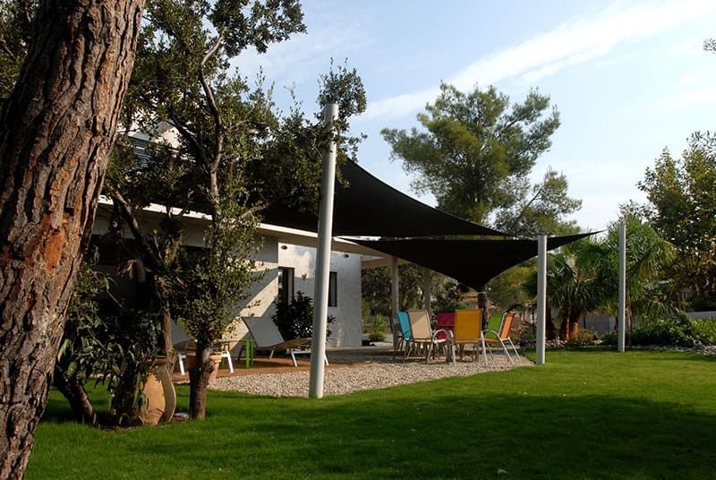 voile d'ombrage pour jardin
