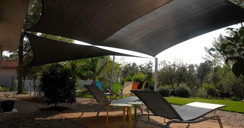 voile d'ombrage pour jardin