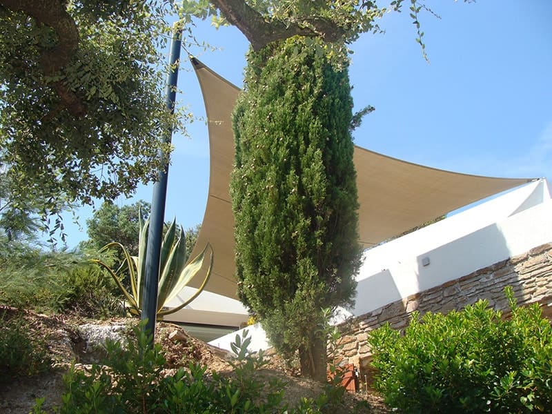 voile d'ombrage pour veranda