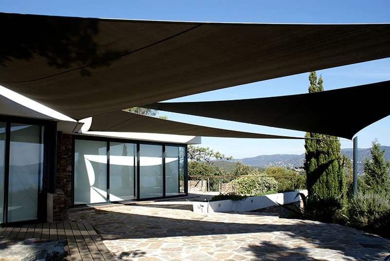 voile d'ombrage pour veranda