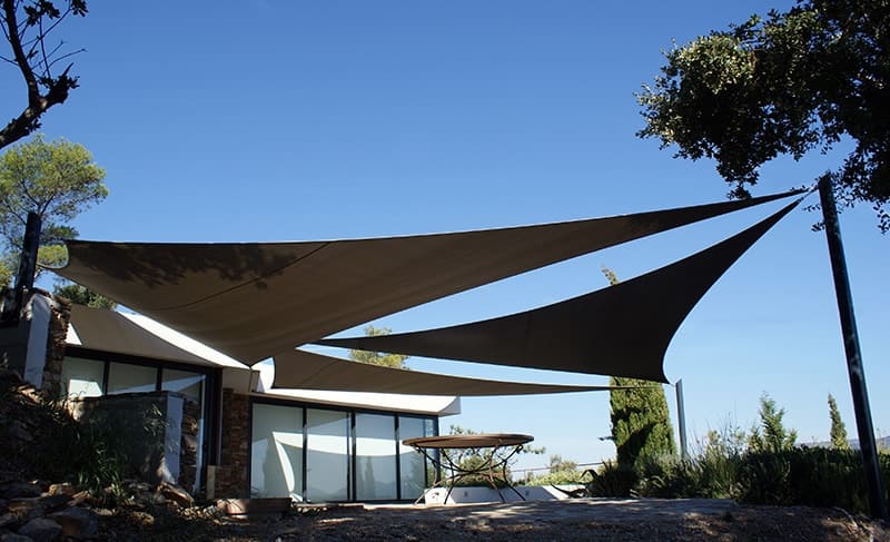 voile d'ombrage pour veranda