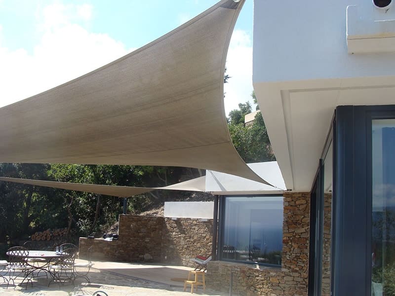 voile d'ombrage pour veranda